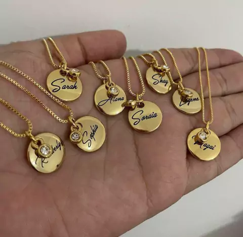 Colar nome gravado