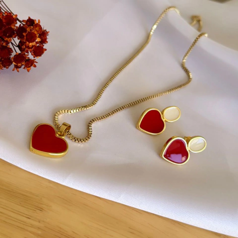 Conjunto Love Red