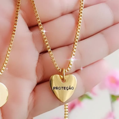Colar proteção coração