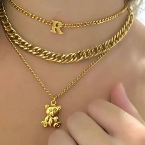 Gargantilha 3 colares