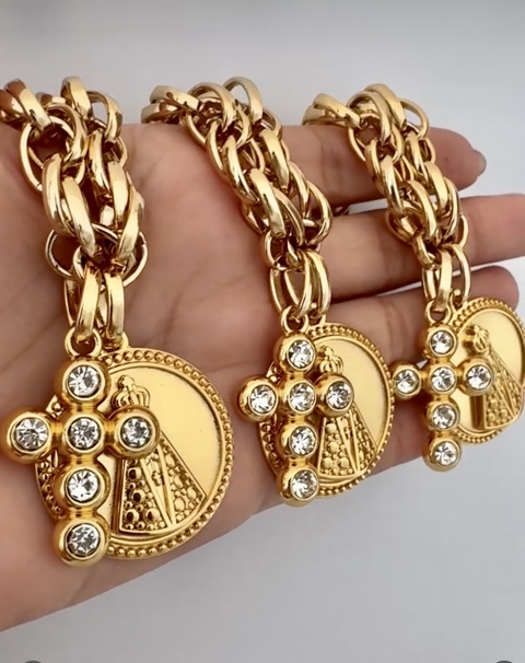 Colar Nossa Senhora luxo