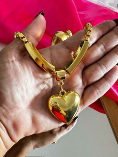 Colar luxo heart