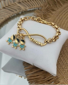 Pulseira filhos infinito na internet