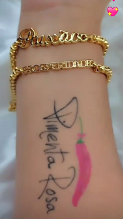 Pulseira nome