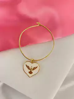 Bracelete coração espírito santo - comprar online