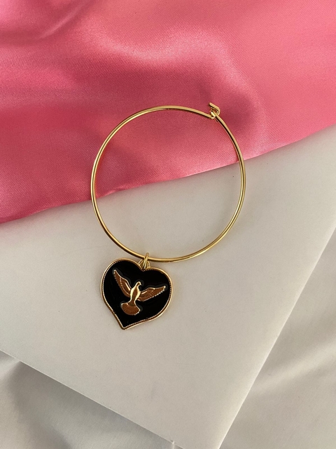 Bracelete coração espírito santo