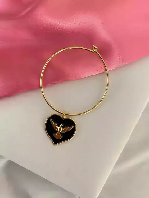 Bracelete coração espírito santo