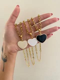 Colar pingente coração