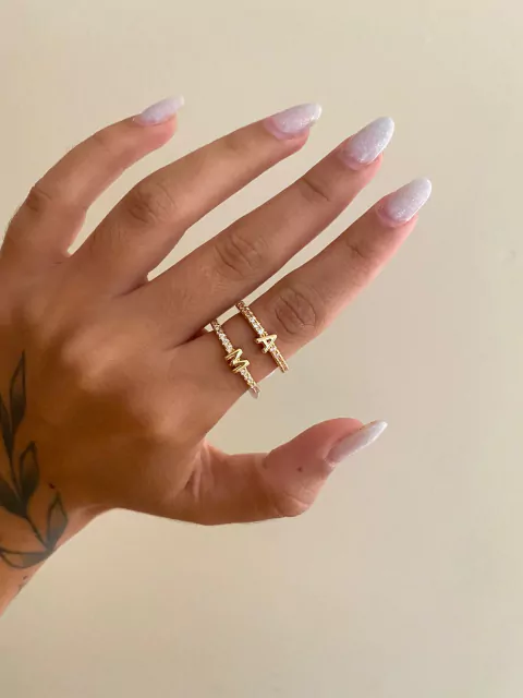 Anel Juliana (prata ou dourado)