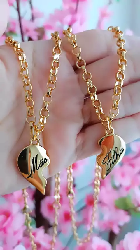 Colar amor mãe e filho