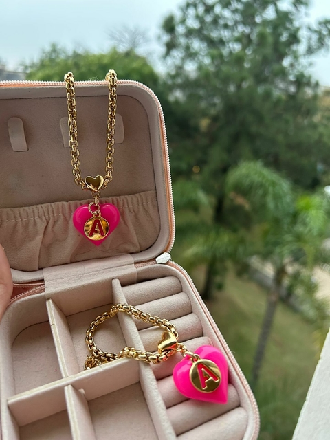 Conjunto Barbie luxo pink letra