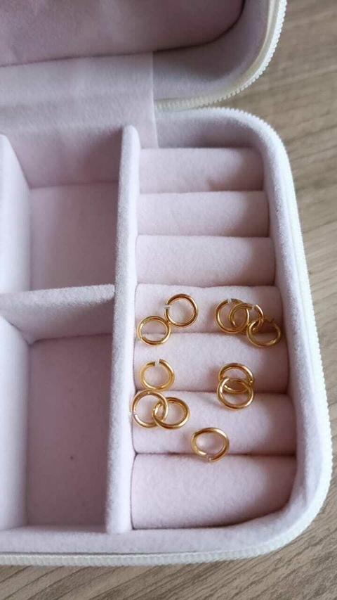 Argolinhas para pendurar pingente (pacote com 100)