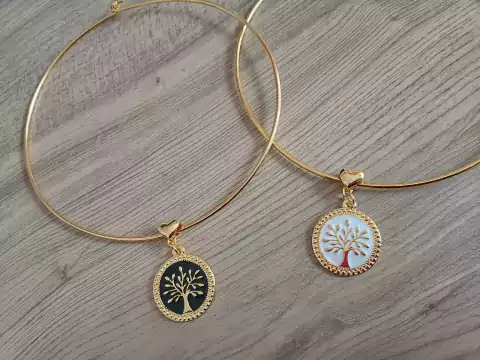 Colar aro árvore da vida