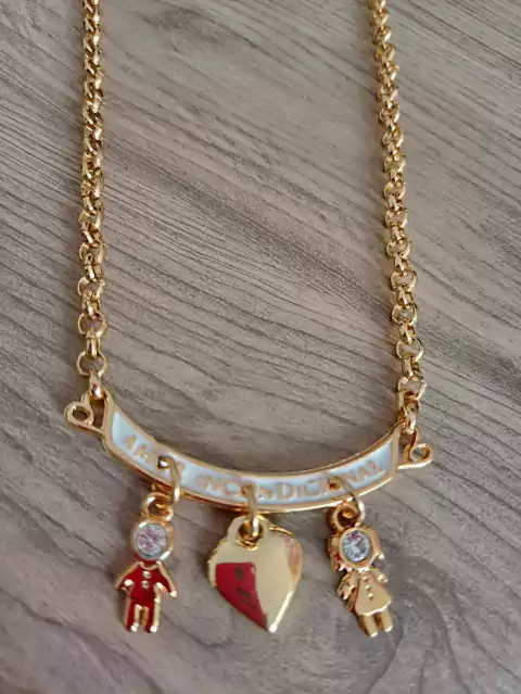 Colar amor incondicional strass