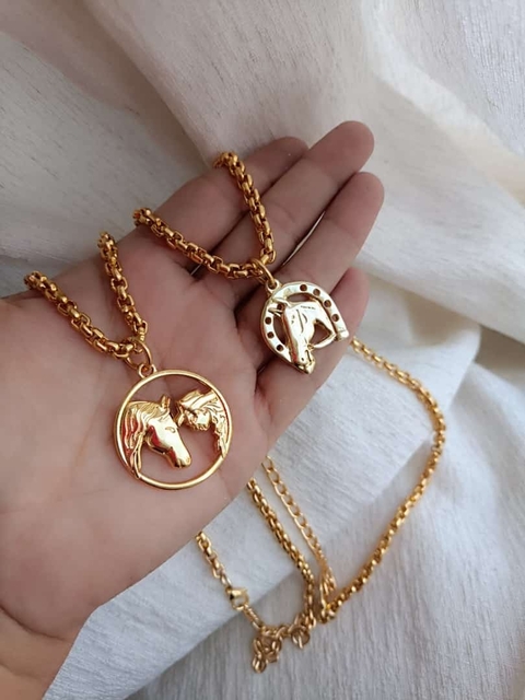 Colar amazona elo simples