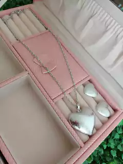 Conjunto coração fosco delicatta