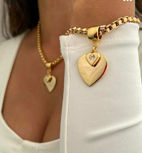 Conjunto corações