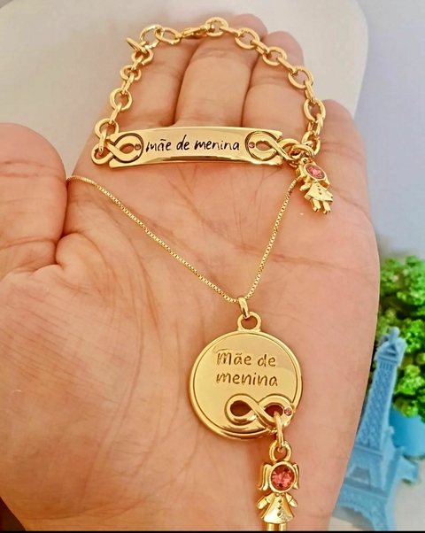 Conjunto mamãe delicado