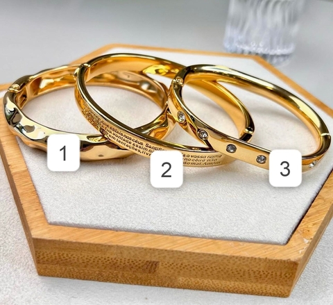 Braceles variados verniz italiano