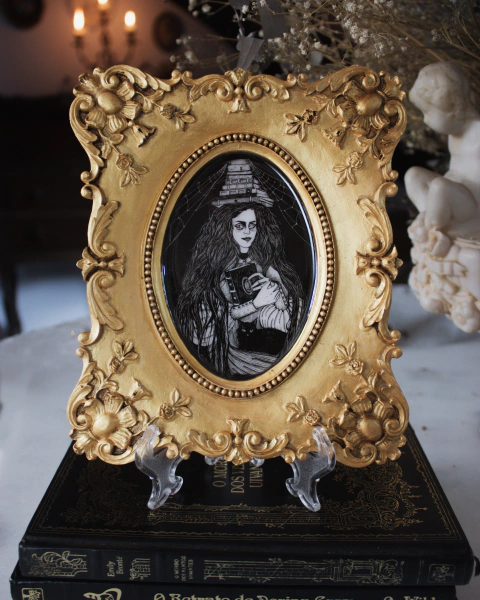 "Hexe" Fine Art Print framed (Limited Edition)