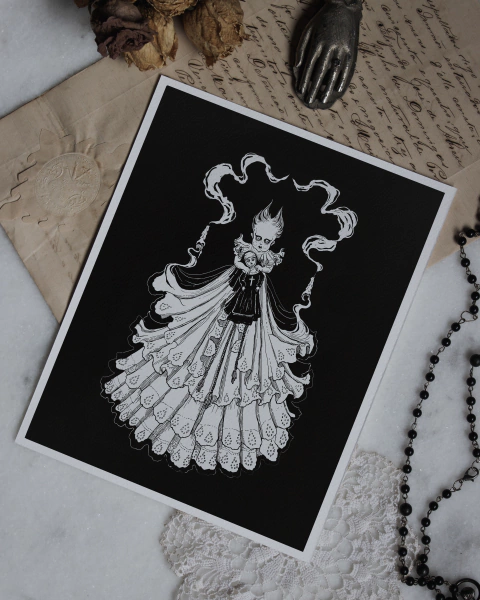 "Scared Baby" - Art Print