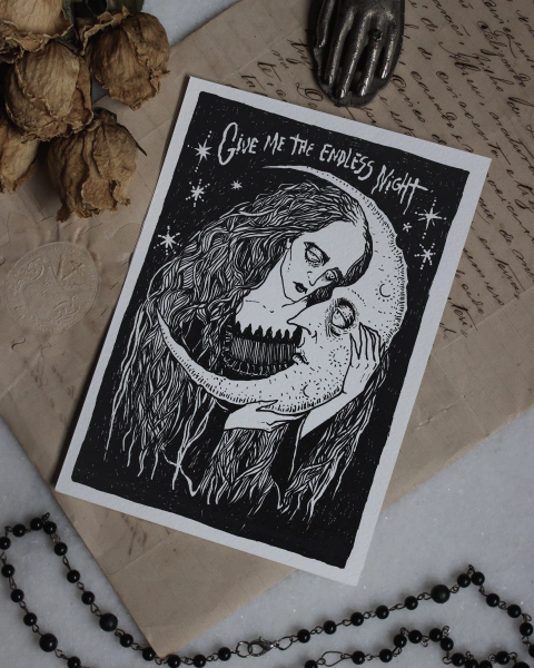 "Give me the endless night"- Fine Art Print