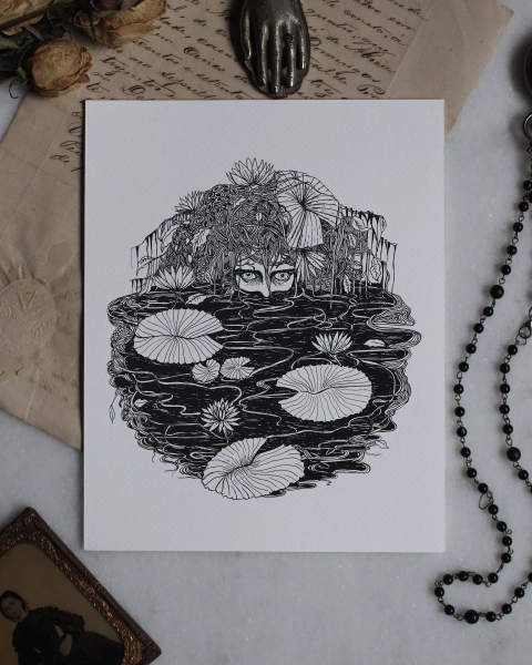"Swamp Nymph" - Art Print