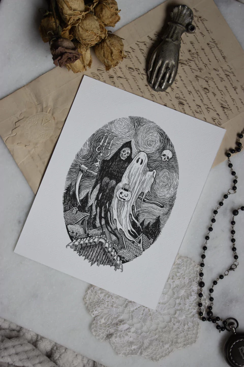 "Starry Death" - Art Print