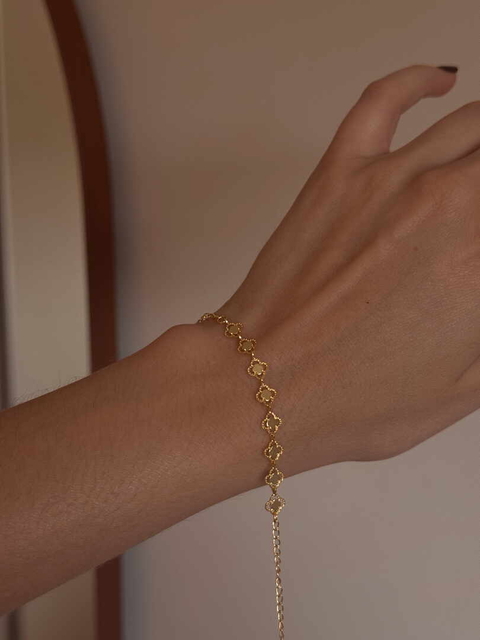 PULSEIRA MEDALHA TREVO