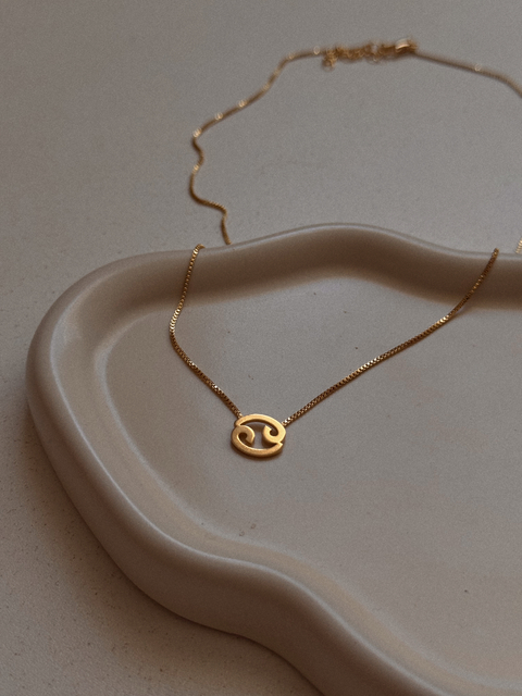 COLAR SIGNO CÂNCER OURO - comprar online