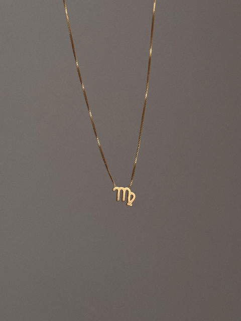 COLAR SIGNO VIRGEM OURO - comprar online