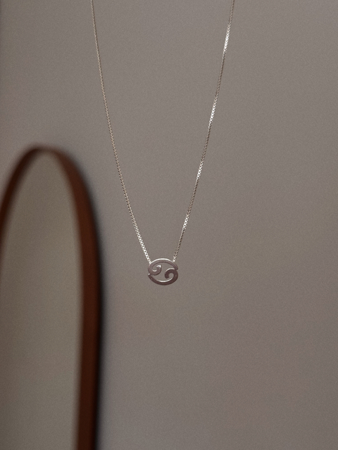 COLAR SIGNO CÂNCER PRATA - comprar online