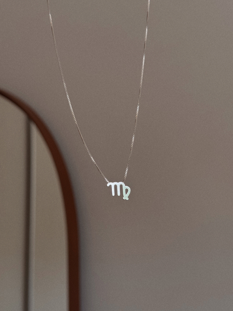 COLAR SIGNO VIRGEM PRATA - comprar online