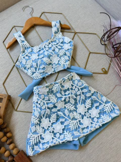 CONJUNTO GUIPER SHORT SAIA AZUL na internet