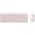 Combo Logitech Slim Teclado Y Mouse Mk470 Rosa - comprar online