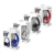 Auriculares Argomtech Ultimate Sound DJ Pro en colores azul, blanco, negro y rojo en sus cajas de embalaje frontal | Pc Hard Store Argentina