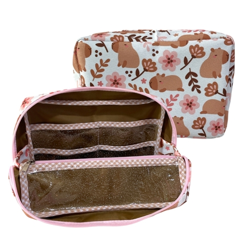 Neceser/Cartuchera CAPIBARA Beige - comprar online