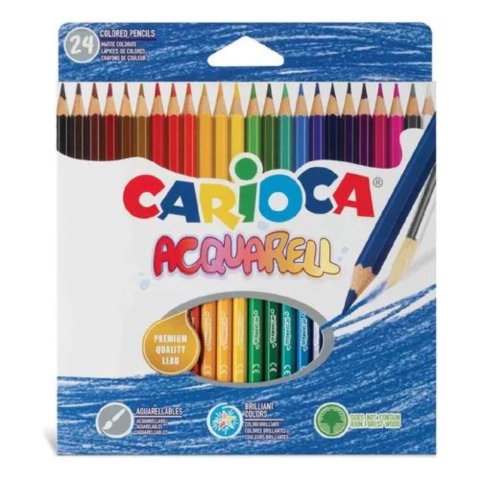 Lápices Acuarelables Carioca x 24