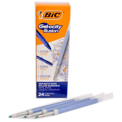REFILL Roller Borrable BIC Gel-ocity Azul x 1