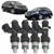 Kit 4 Bicos Injetor Tiida Sentra Cube 2007 até 2013 cód FBY2850