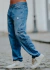 CALÇA BOLSO LATERAL JEANS - CLARA na internet