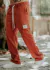 CALÇA LINHO CARGO - MARROM - comprar online
