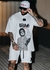CAMISA OVERSIZED BRUNO MARS - OFF WHITE - loja online