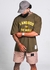 CAMISA OVERSIZED EU E DEUS - VERDE MUSGO na internet