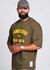 CAMISA OVERSIZED EU E DEUS - VERDE MUSGO - loja online
