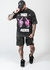 CAMISA OVERSIZED FAKE FRIENDS - PRETA ESTONADA - loja online