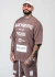 CAMISA OVERSIZED VALUE YOUR STYLE - MARROM na internet