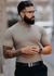 CAMISA SLIM CANELADA - AREIA