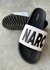 CHINELO SLIDE - BRANCO E PRETO na internet