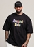 CAMISA OVERSIZED NARCISOS COLAGEM - PRETA - comprar online